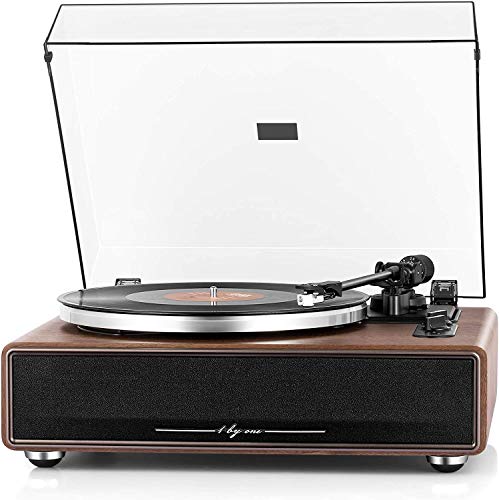 1 by ONE Turntable with Built-in Speakers