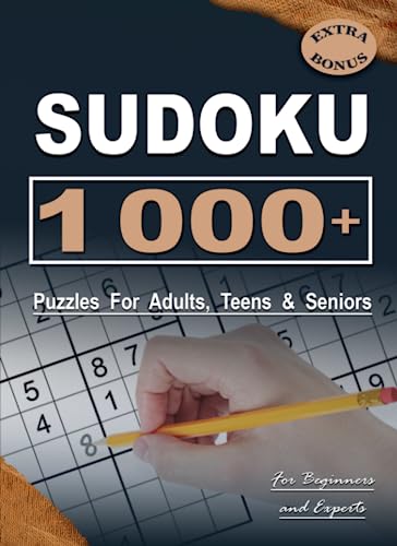 1020 Sudoku Puzzles: Easy to Hard