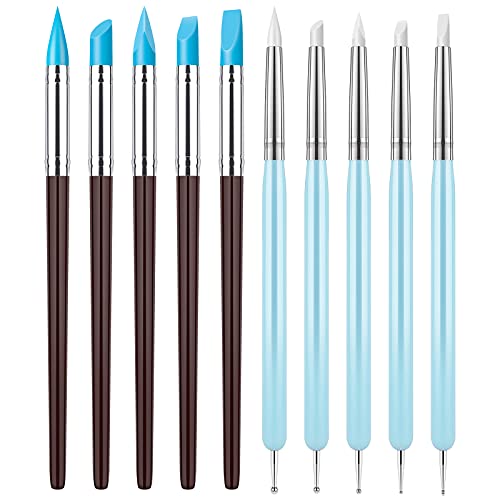 10Pcs Silicone Clay Sculpting Tool