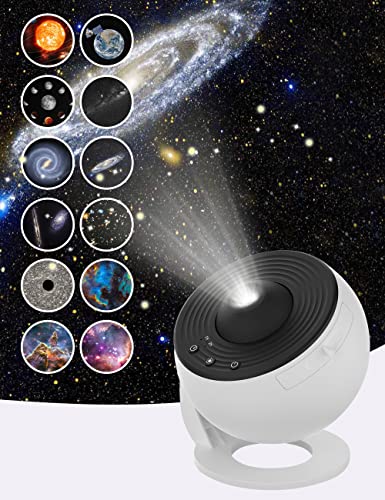 12-in-1 Nebula Galaxy Star Projector: Home Decor & Kids Night Light