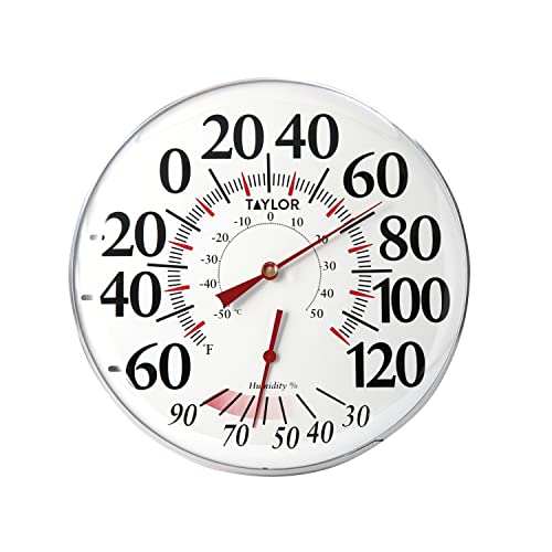 12-inch Taylor Metal Wall Thermometer