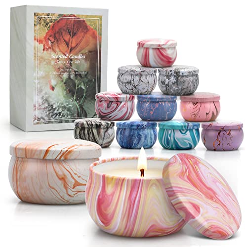 12 Pack Scented Candles Set