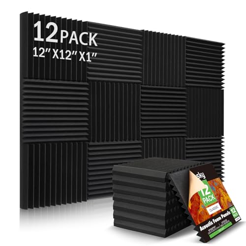 12 Pack Studio Acoustic Foam Panels