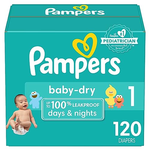 120 Count Pampers Baby Dry Diapers