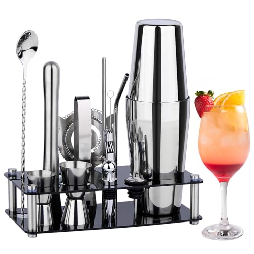 15-Piece Bartender Kit with Acrylic Stand