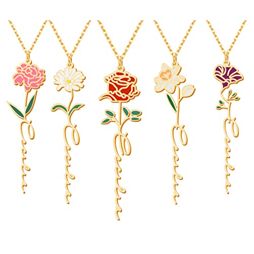 18K Gold Plated Flower Necklace