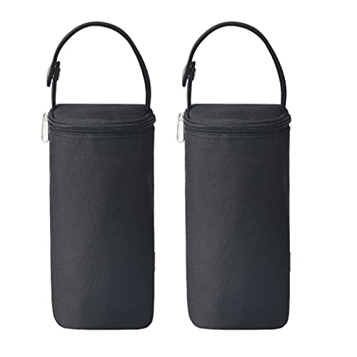 2 Pack Insulated Baby Bottle Bags: Travel Carrier, Holder, Tote
