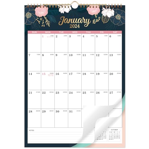 2024 Wall Calendar - 12x17, 2024 Monthly Planner