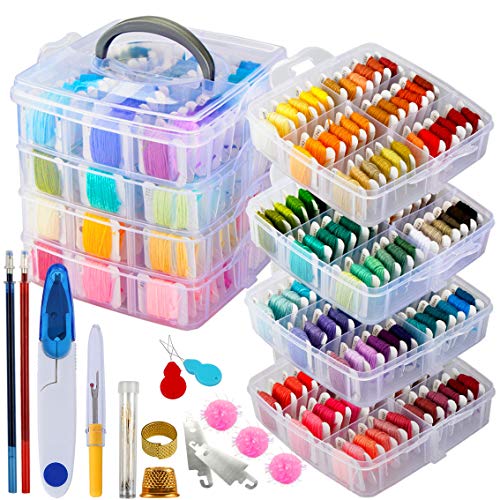 262 Pack Embroidery Thread Floss Kit