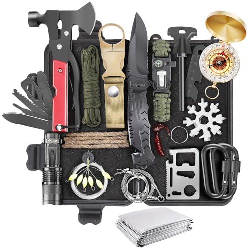 27 in 1 Emergency Survival Gear and Equipment