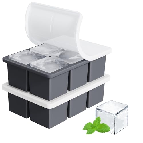 2Pack Silicone Old Fashioned Ice Cube Trays