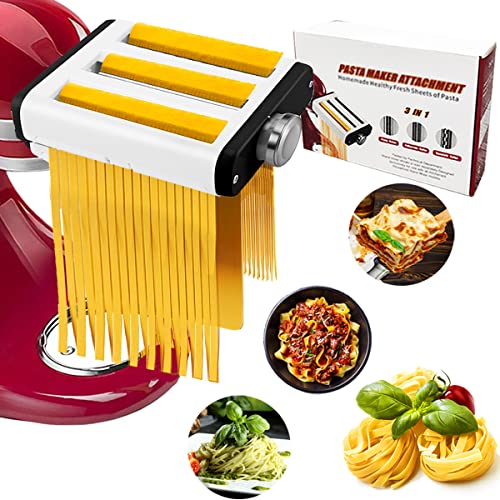 3-in-1 Pasta Maker for KitchenAid Mixers