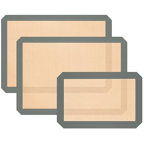 3 Pack Reusable Silicone Baking Mat