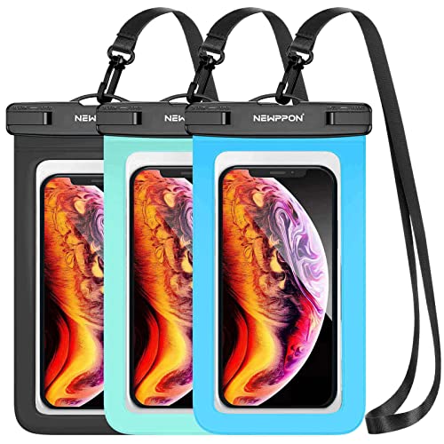 3 Pack Waterproof Cell Phone Pouch