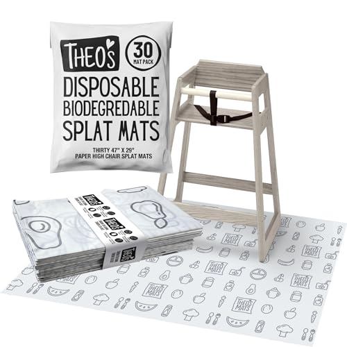 30-Pack Biodegradable Splat Mats
