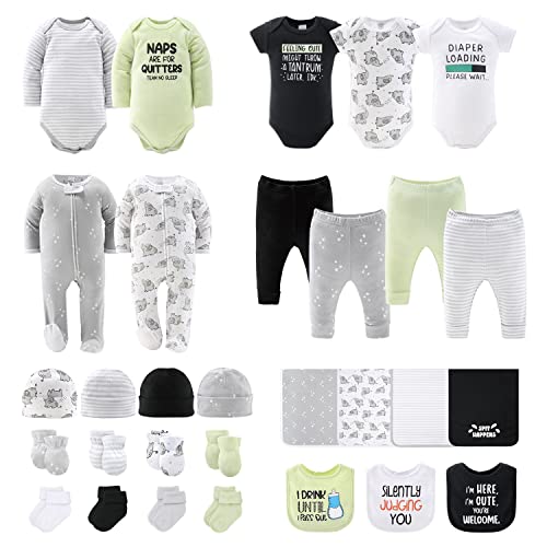 30-Piece Newborn Clothes & Accessories Set