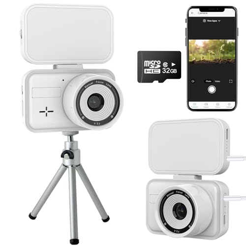 32GB Wi-Fi Time Lapse Camera with Manual Focus and LED Fill Light