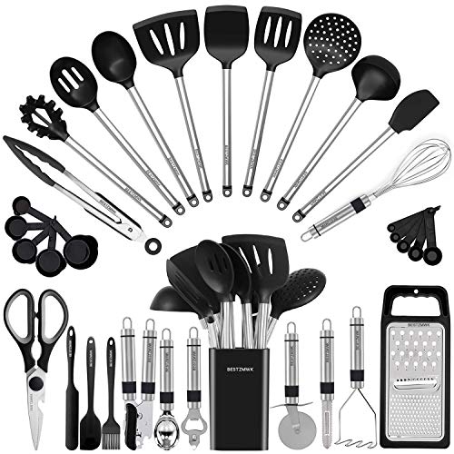 33-Piece Silicone Cooking Utensil Set