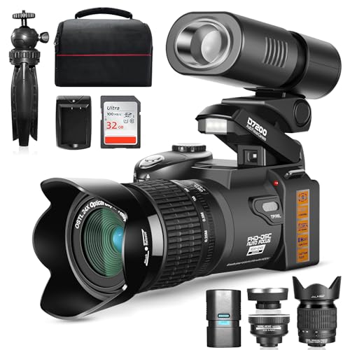 33MP DSLR Camera Kit with 24X Telephoto Lens