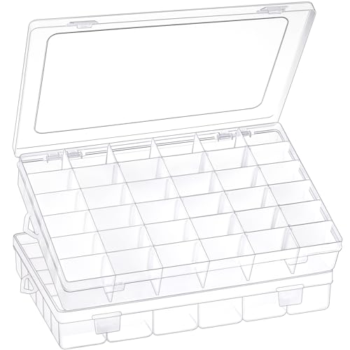36 Grids Clear Plastic Organizer Box