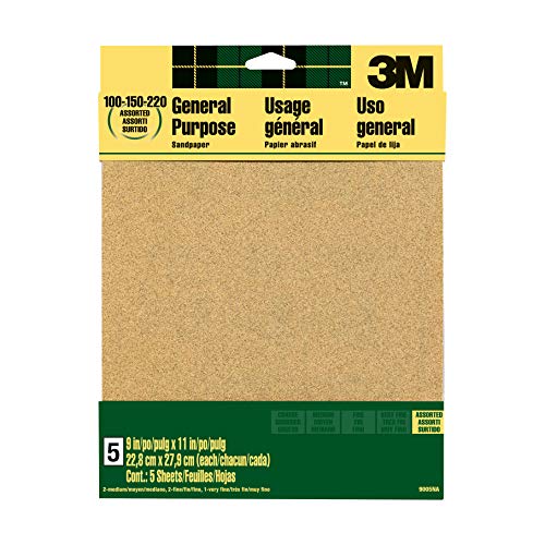 3M Assorted Grit Sandpaper