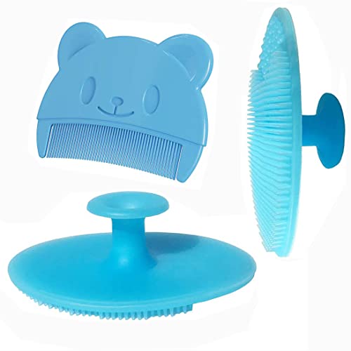 3pcs Baby Bath Brush Set (Blue)