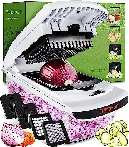 4-in-1 Vegetable Chopper and Spiralizer