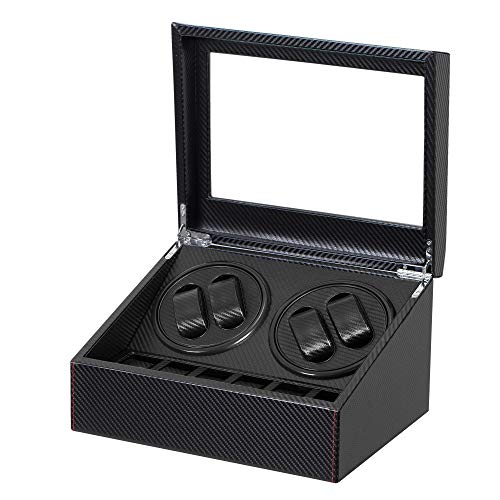 4-Motor Automatic Watch Winder with Flex Pillows