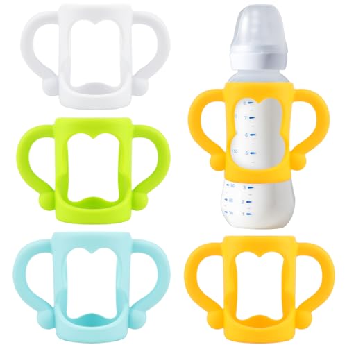 4 Pack Silicone Baby Bottle Holder