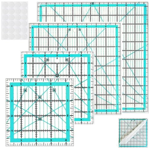 4 Square Quilting Rulers