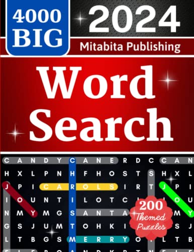 4000 BIG Word Search for Adults