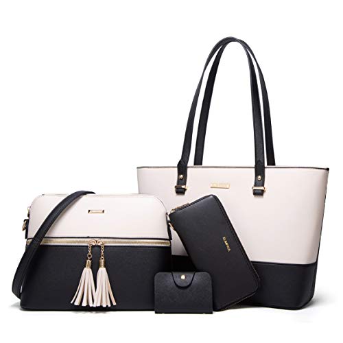 4pcs Women's Fashion Tote Bag Set