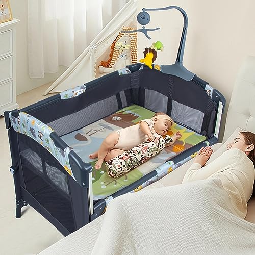 5-in-1 Baby Bassinet Bedside Crib