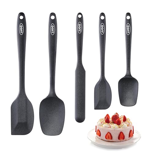 5-Pack Heat Resistant Silicon Spatula Set