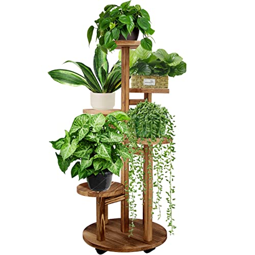 5 Tiered Tall Plant Stand for Indoor