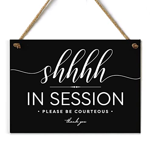 5x7 Inch Shhhh Session In Progress Sign
