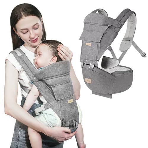 6-in-1 Baby Carrier with Hip Seat