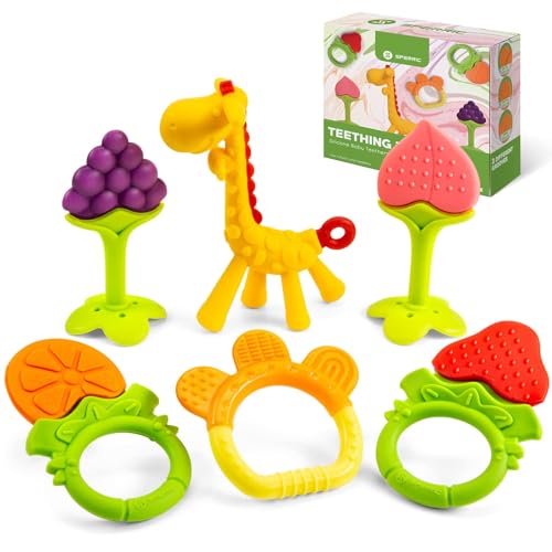 6-Pack Baby Teething Toys