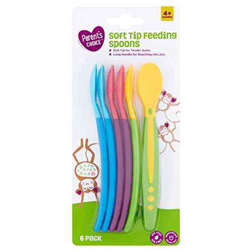 6-Pack Soft Tip Feeding Spoons