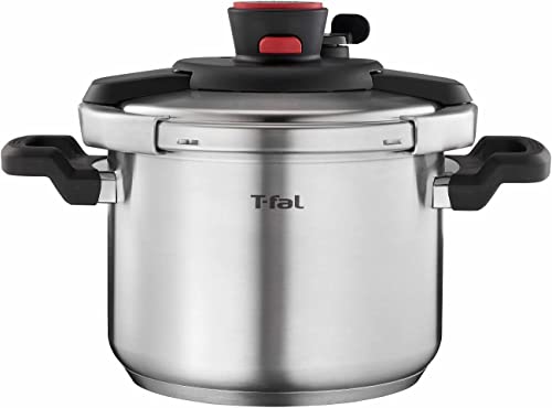 6.3 Quart T-fal Stainless Steel Pressure Cooker - Induction Ready