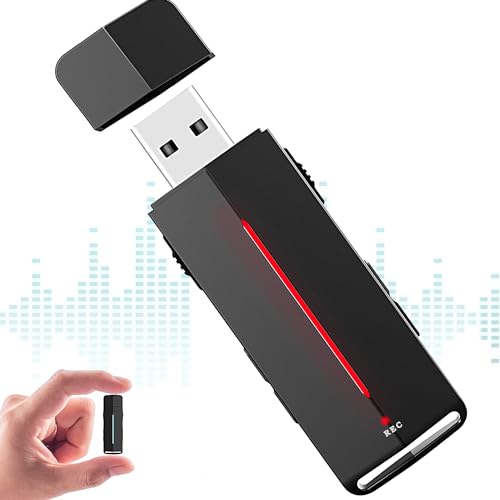 64GB Digital Voice Recorder with Long Recording Capacity