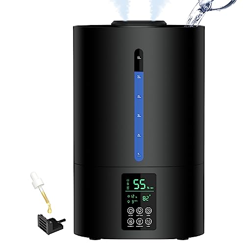6L Bedroom Humidifier with Cool and Warm Mist