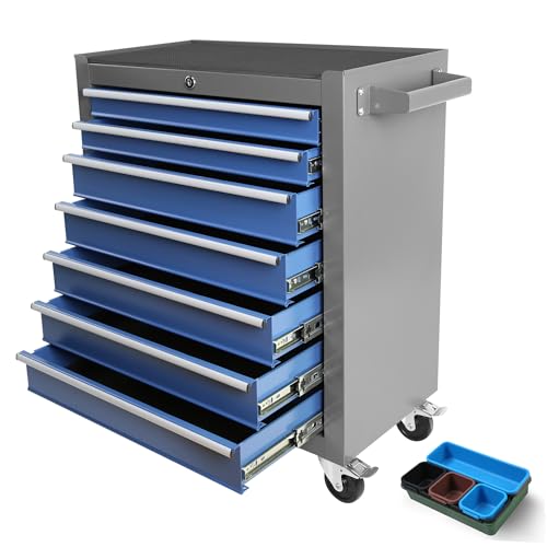 7-Drawer Rolling Tool Chest with Wheels