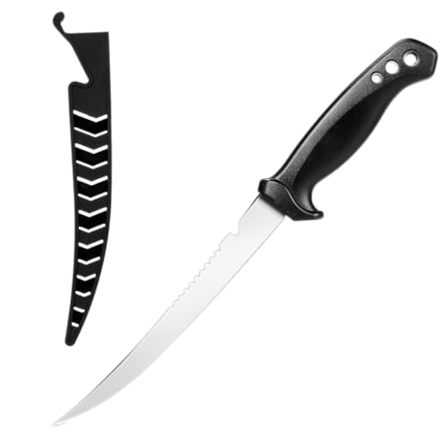7 inch Flex Filet Knife with Non-Slip Grip Handle