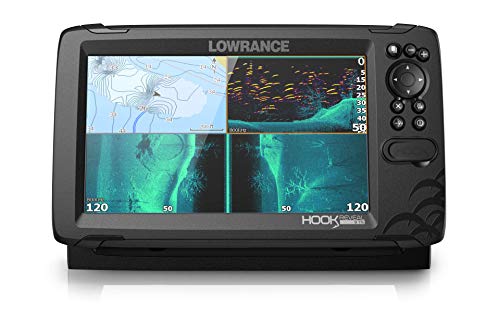 9" Lowrance HOOK Reveal 9 TripleShot Fishfinder with C-MAP US Inland Mapping