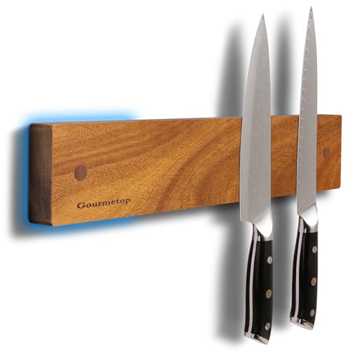 Acacia Wood Magnetic Knife Holder