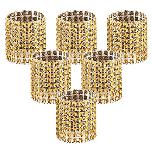 Accmor Gold Napkin Rings Buckles