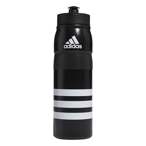 adidas 750 Ml Stadium Refillable Water Bottle, Black/White