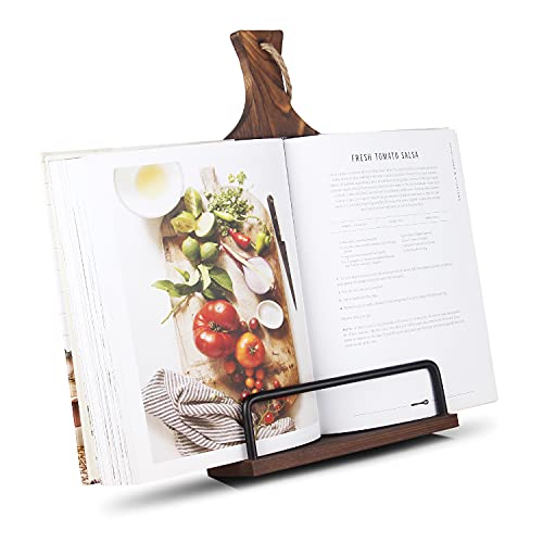 Adjustable Wood Cookbook Stand for Grandma, Mother, Women