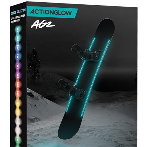 AG2 LED Snowboard Lights | 7 Color Modes, Waterproof, Super Bright